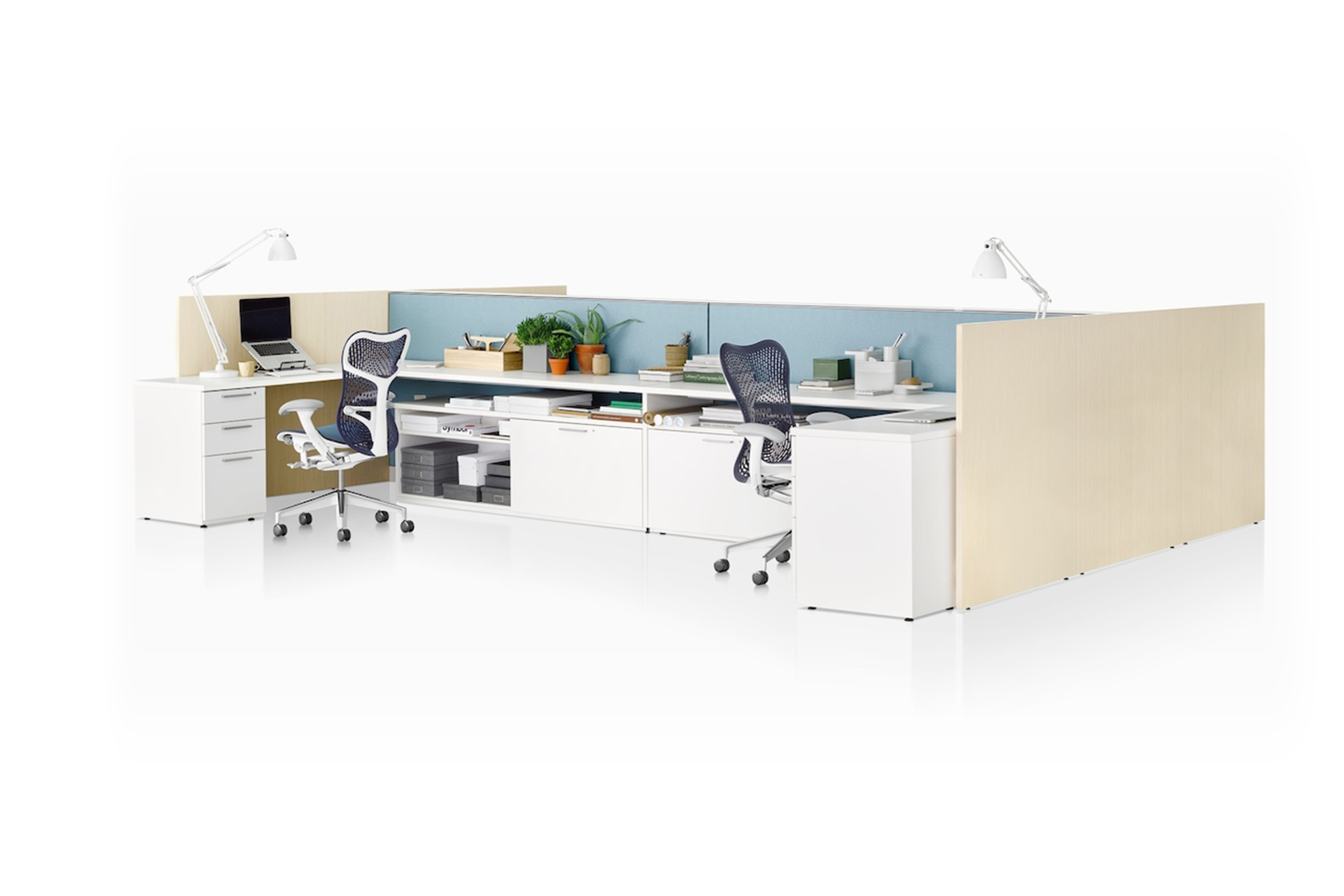 [办公屏风|屏风工作站|办公家具|设计师家具|Canvas Wall 开放式办公区]