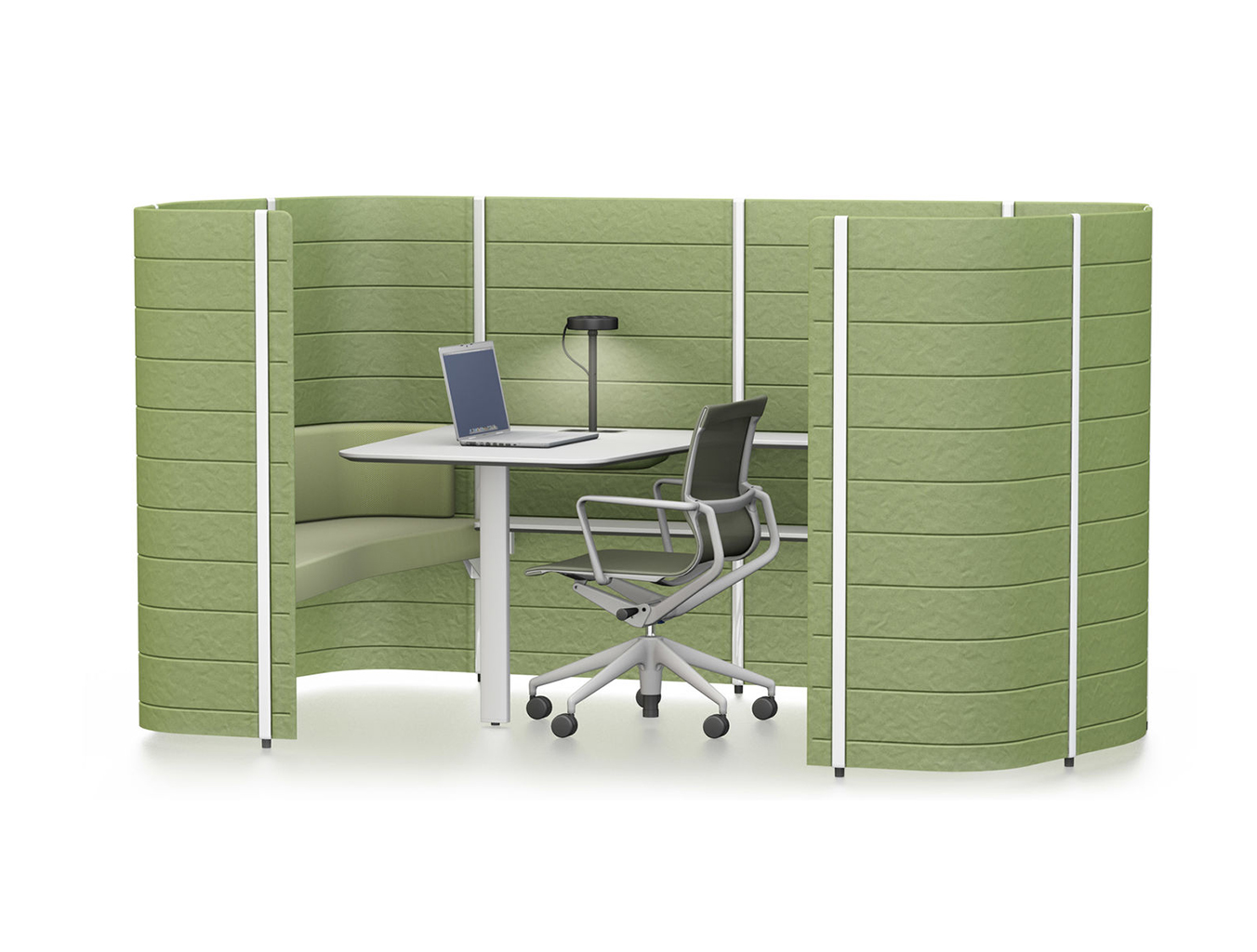 [会议台|静音舱/洽谈屋|办公家具|设计师家具|Workbays Focus 1]