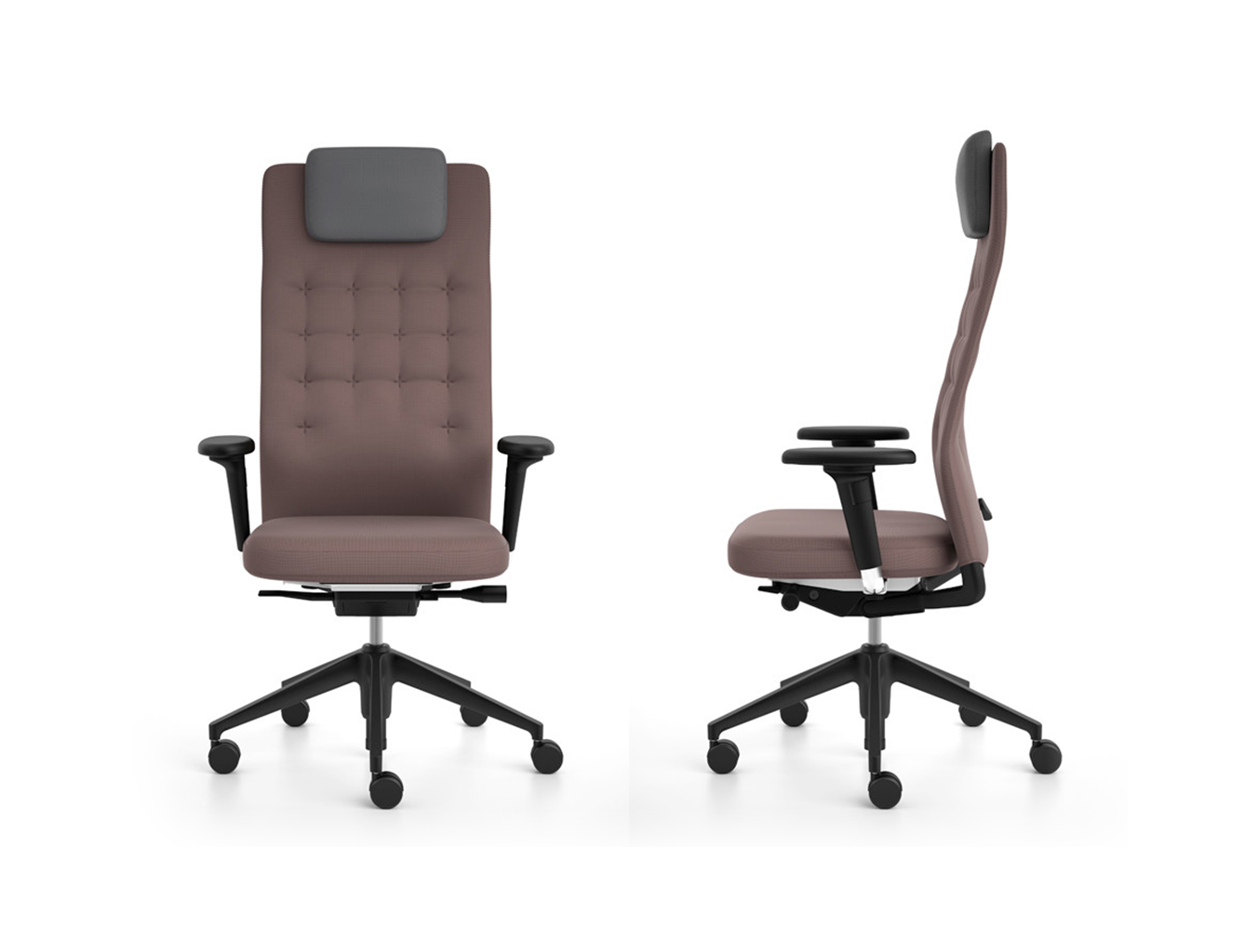 办公椅|现代真皮中班椅|办公家具|设计师家具|ID Trim 大班椅