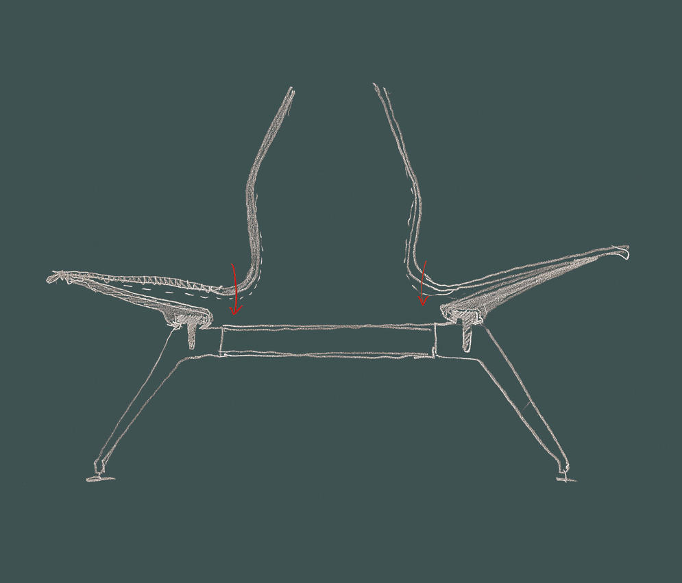 公共座椅|机场椅|办公家具|设计师家具|Meda Gate 机场椅