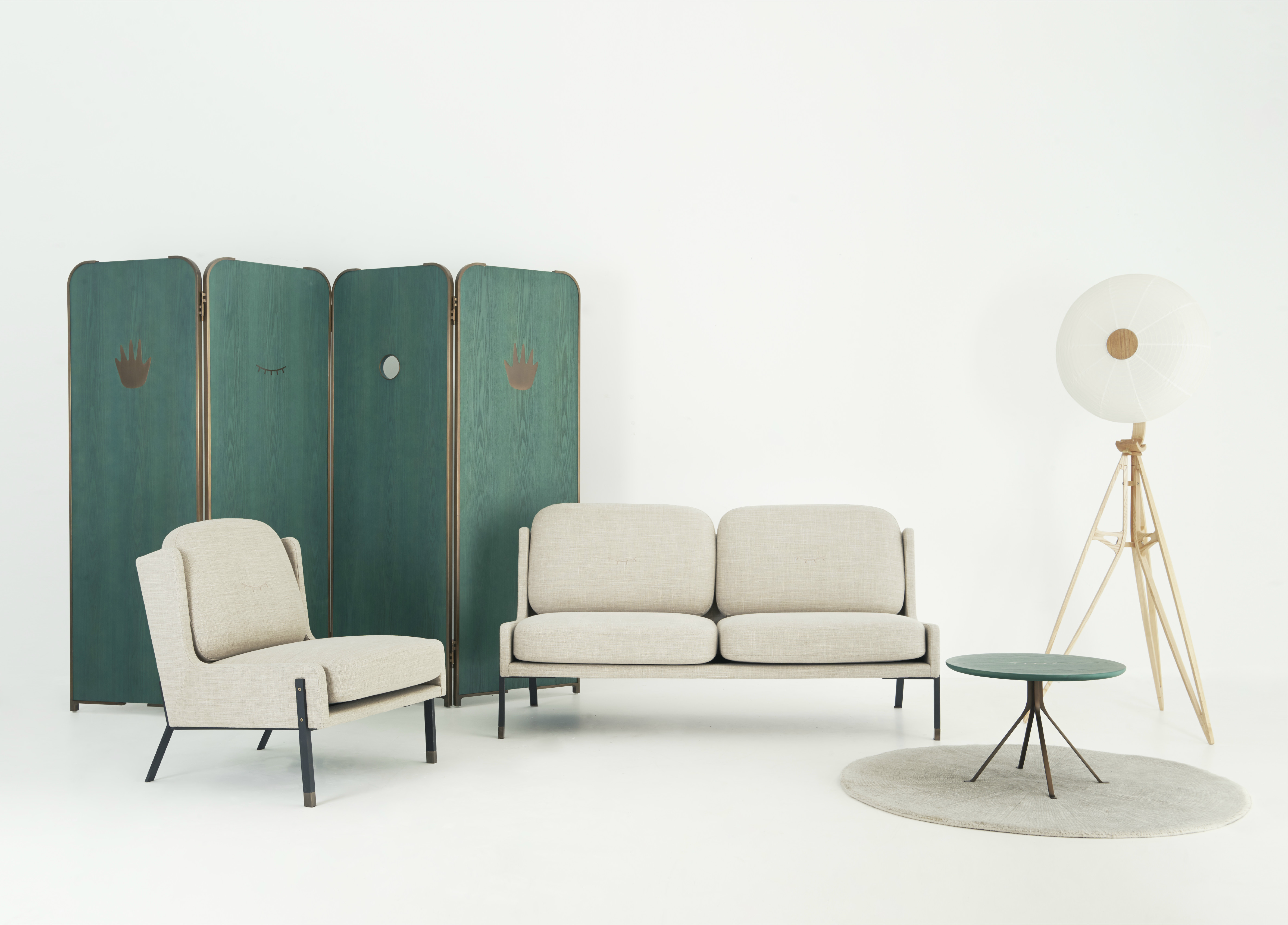 创意家具 - 附件|屏风|办公家具|设计师家具|Blink 屏风 (木质屏幕)