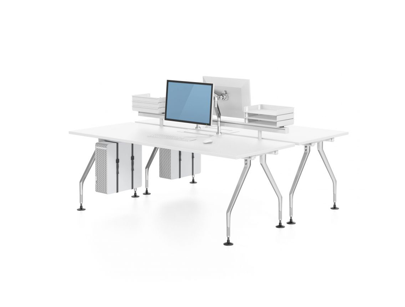 办公屏风|办公屏风系统|办公家具|设计师家具|Ad Hoc 桌面组合办公台