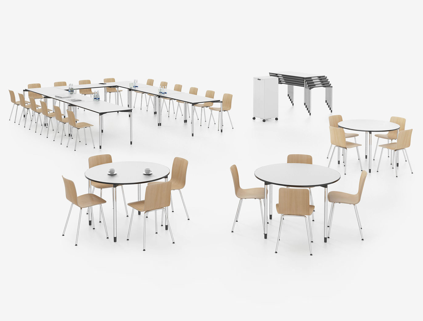 会议台|实木会议台|办公家具|设计师家具|Map 多拼会议台