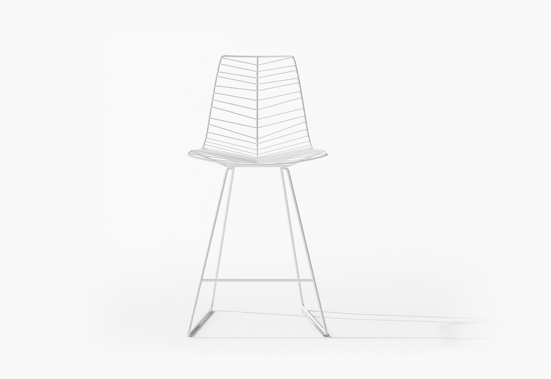 [创意家具 - 坐具|吧椅/凳子|办公家具|设计师家具|Leaf 金属户外吧椅]