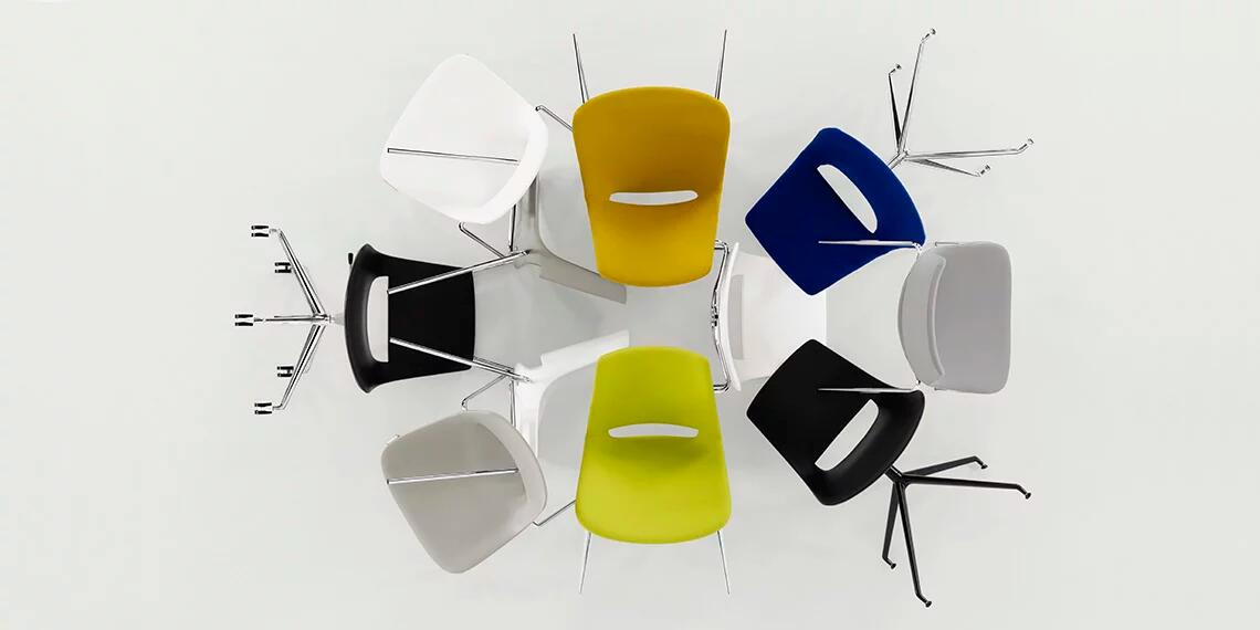 培训家具|布面培训椅|办公家具|设计师家具|Palm 会议椅/职员椅