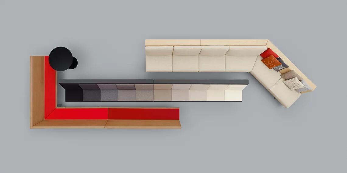 公共座椅|机场椅|办公家具|设计师家具|Zinta 公共空间沙发