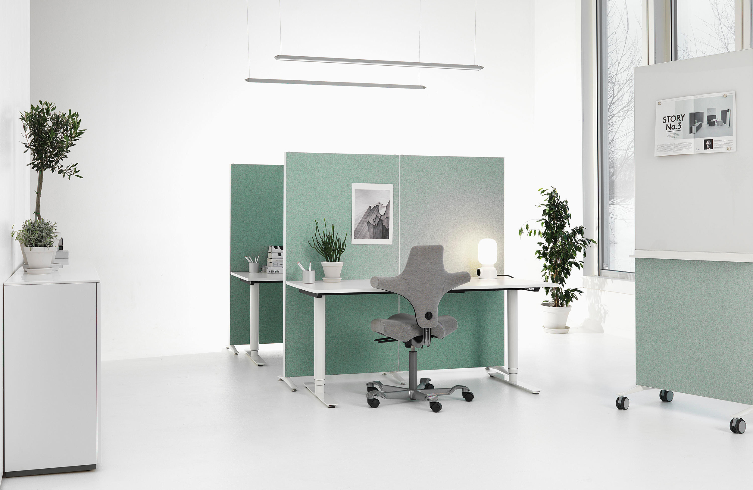 [创意家具 - 附件|屏风|办公家具|设计师家具|Alumi Combi屏幕屏风]