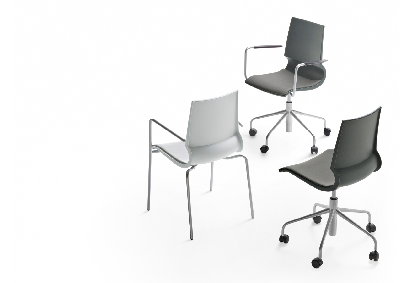 创意家具 - 坐具|休闲椅|办公家具|设计师家具|Ricciolina 洽谈椅/办公椅