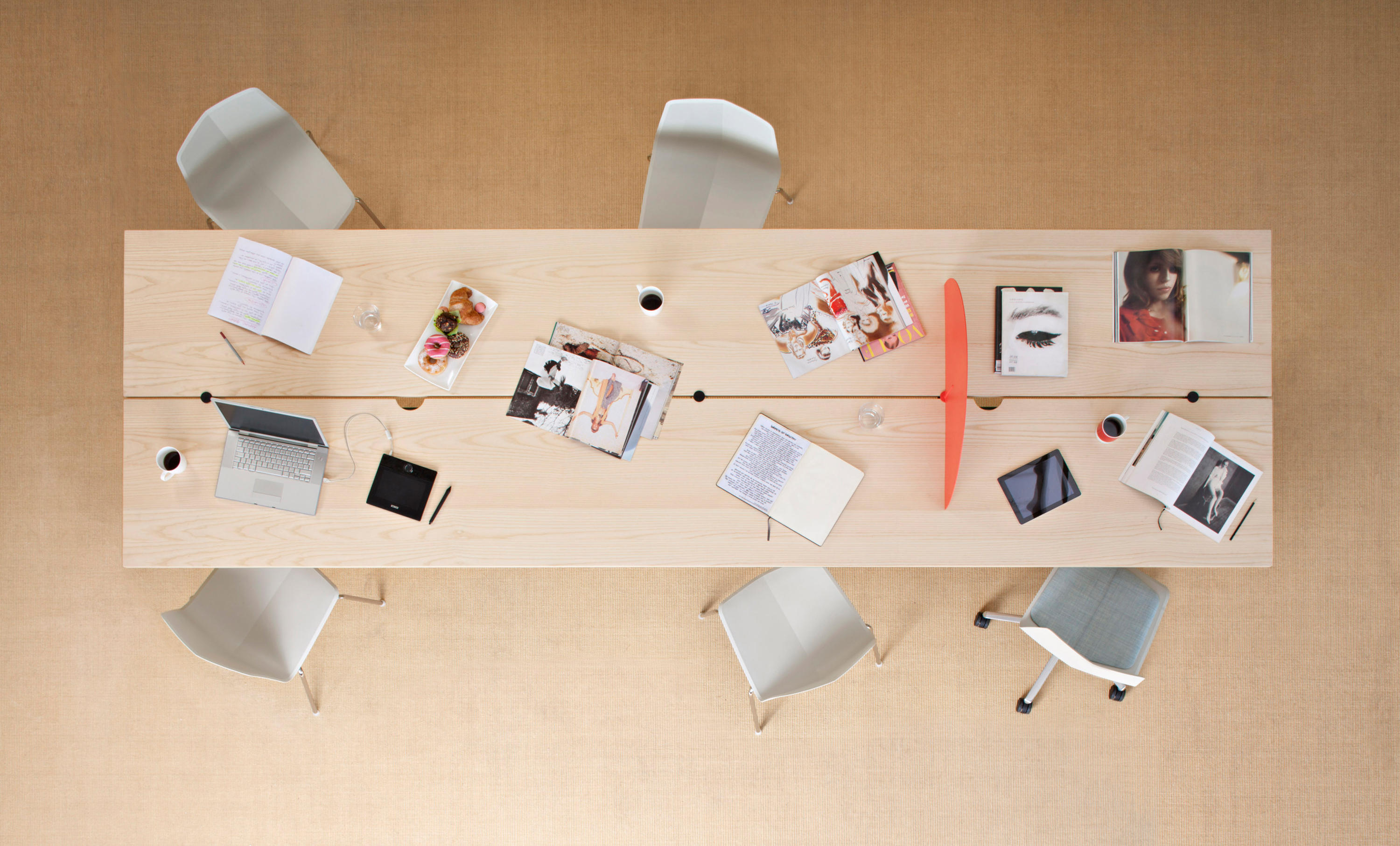 办公屏风|办公屏风系统|办公家具|设计师家具|Offset Table 工作台/办公桌