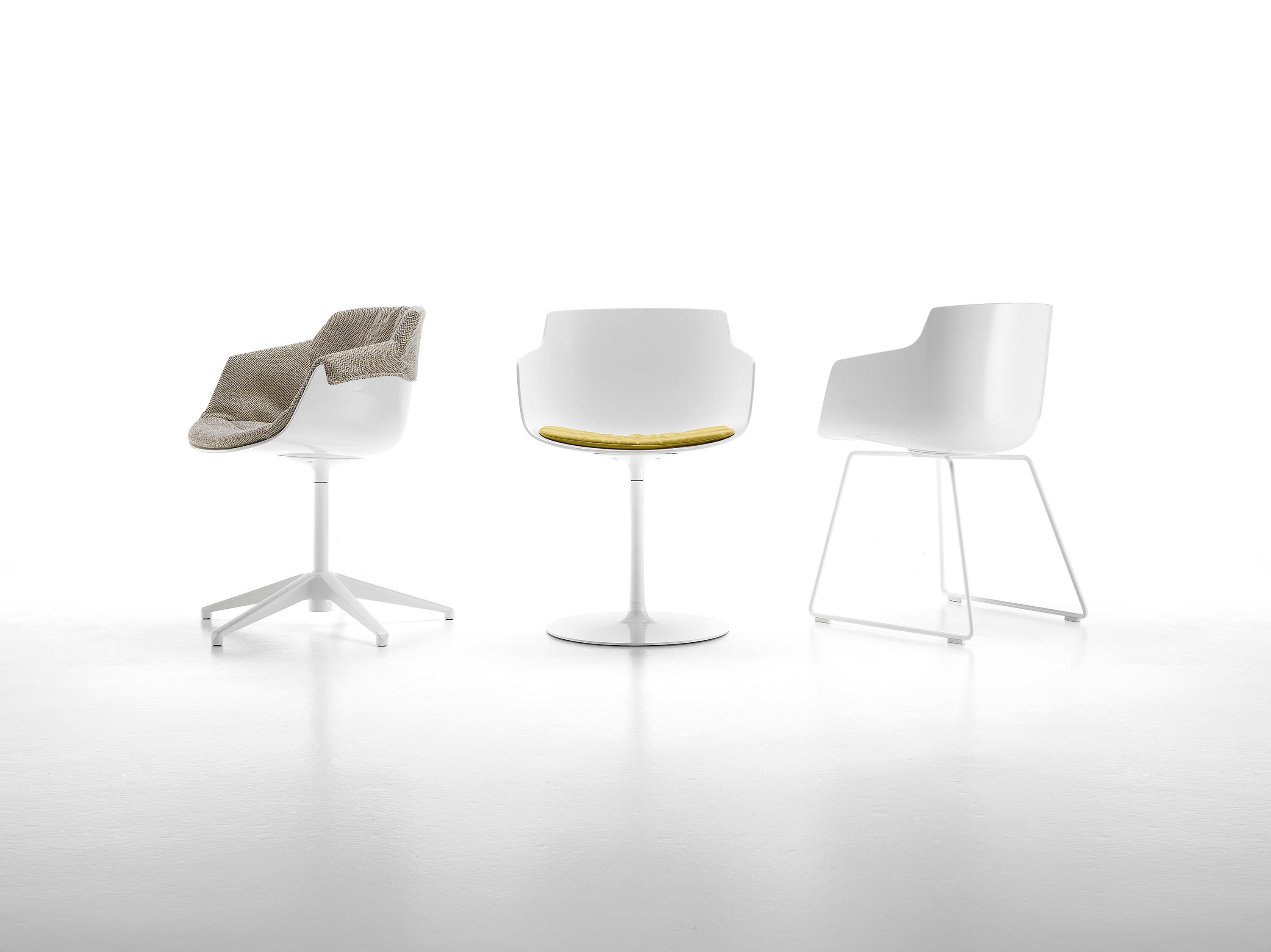 创意家具 - 坐具|餐椅|办公家具|设计师家具|FLOW SLIM COLOR  洽谈椅/餐椅