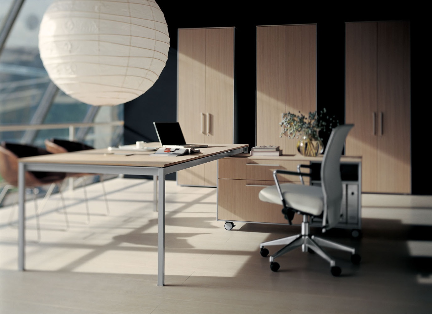 办公台|时尚大班台|办公家具|设计师家具|Corium 真皮