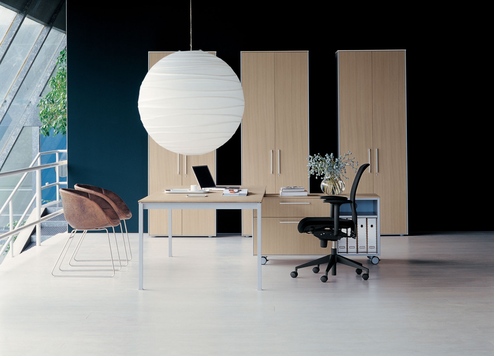 办公台|时尚大班台|办公家具|设计师家具|Corium 真皮