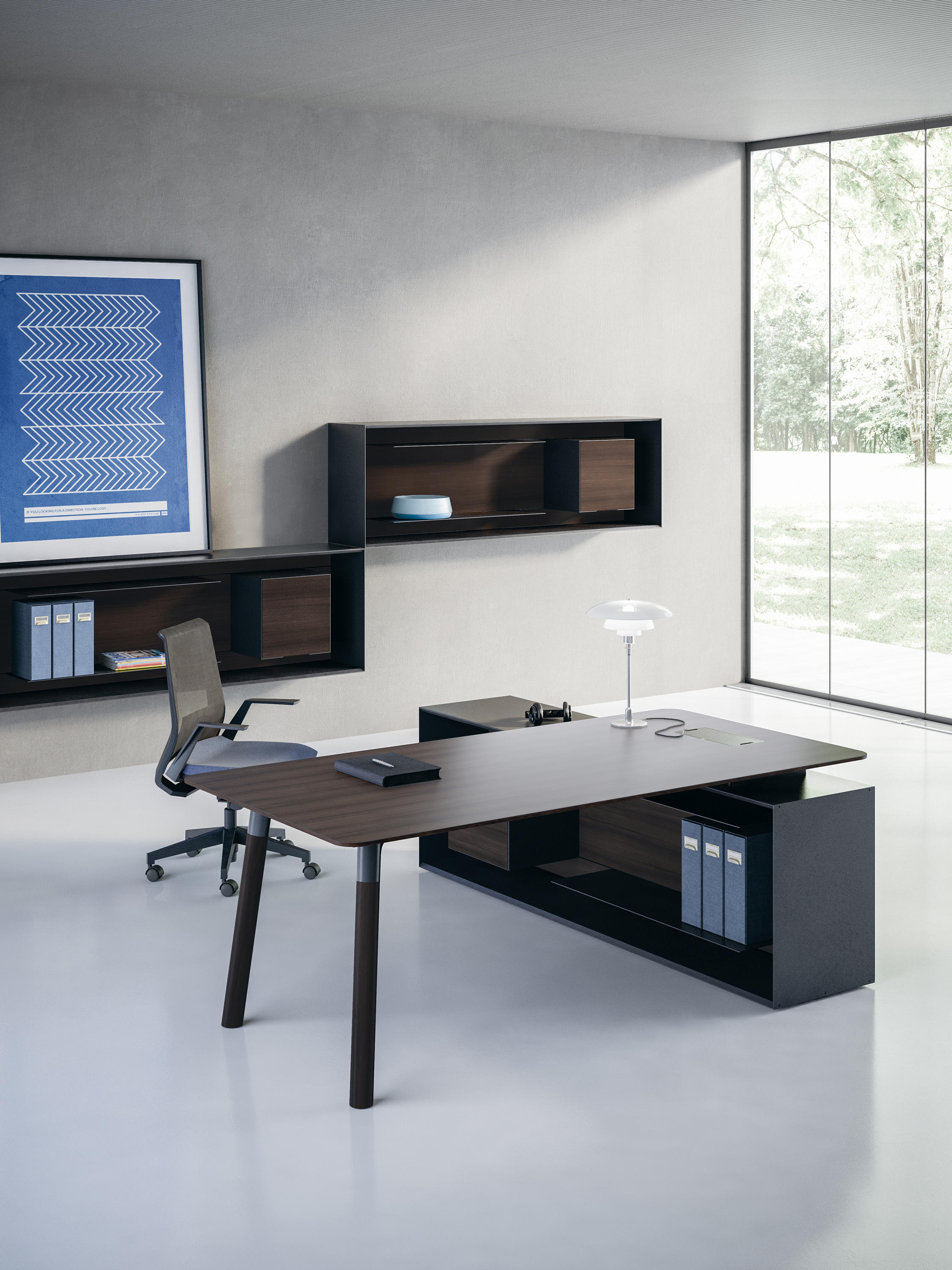 创意家具 - 储物|装饰架|办公家具|设计师家具|Outline 办公室书架/开放式木制书架