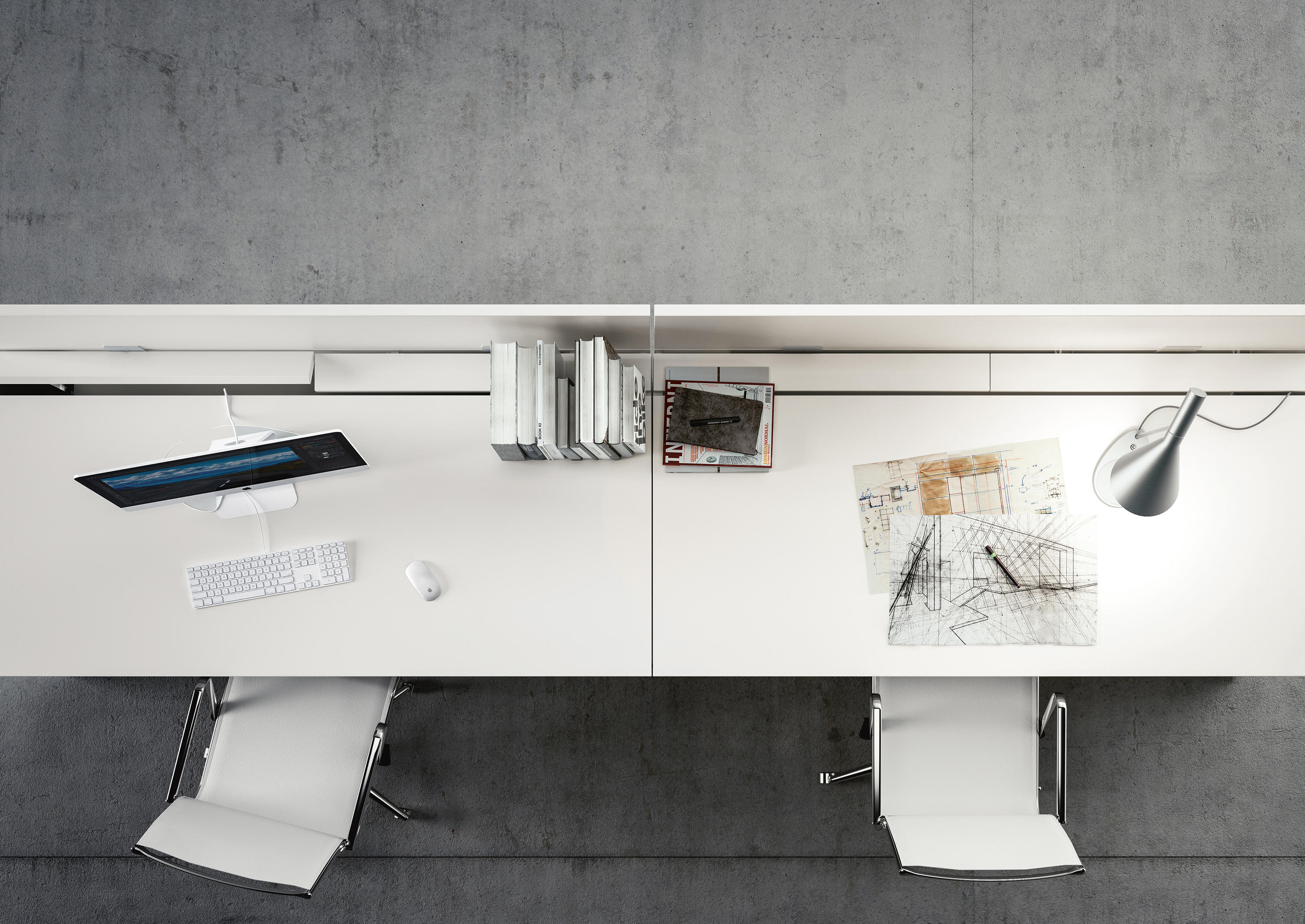 办公屏风|办公屏风系统|办公家具|设计师家具|组合办公台系列 Sistema28