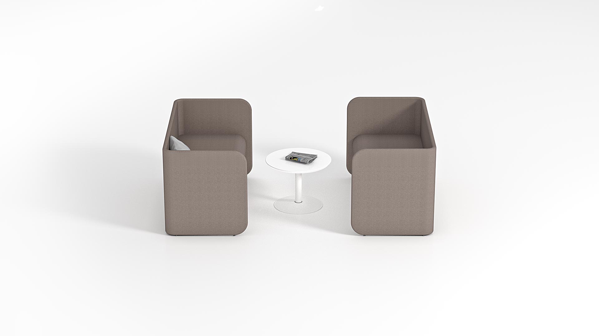 办公屏风|屏风工作站|办公家具|设计师家具|Hug Modular Pods 工作卡位