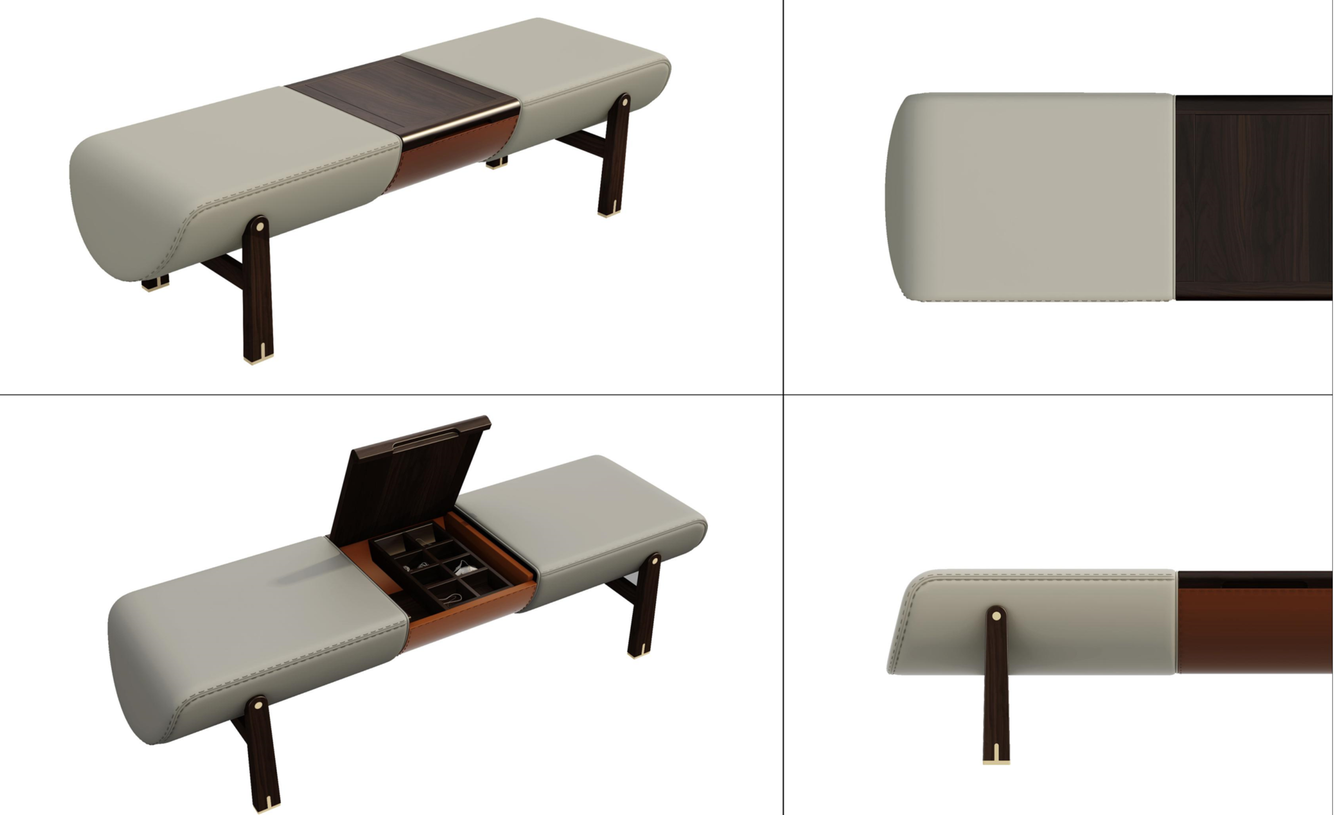 创意家具 - 坐具|长凳|办公家具|设计师家具|本然-床前凳