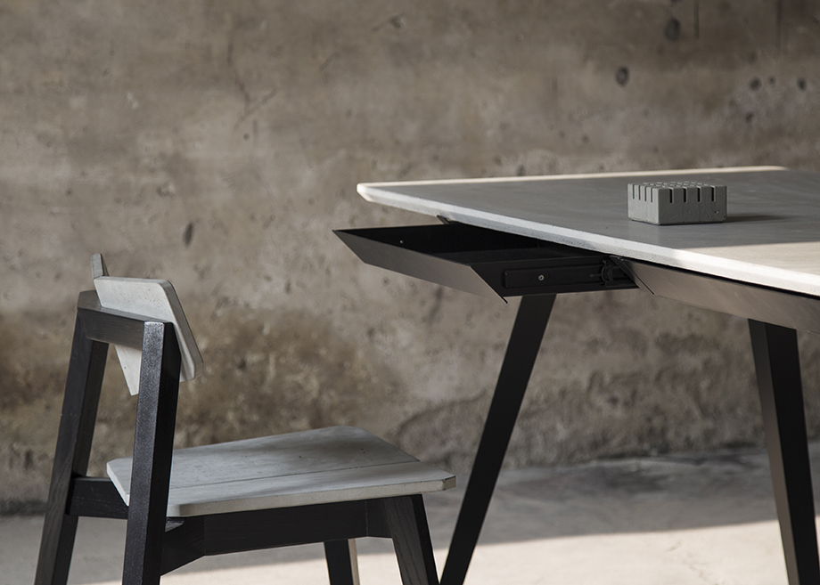 创意家具 - 桌几|办公桌|办公家具|设计师家具|带抽屉长桌-申