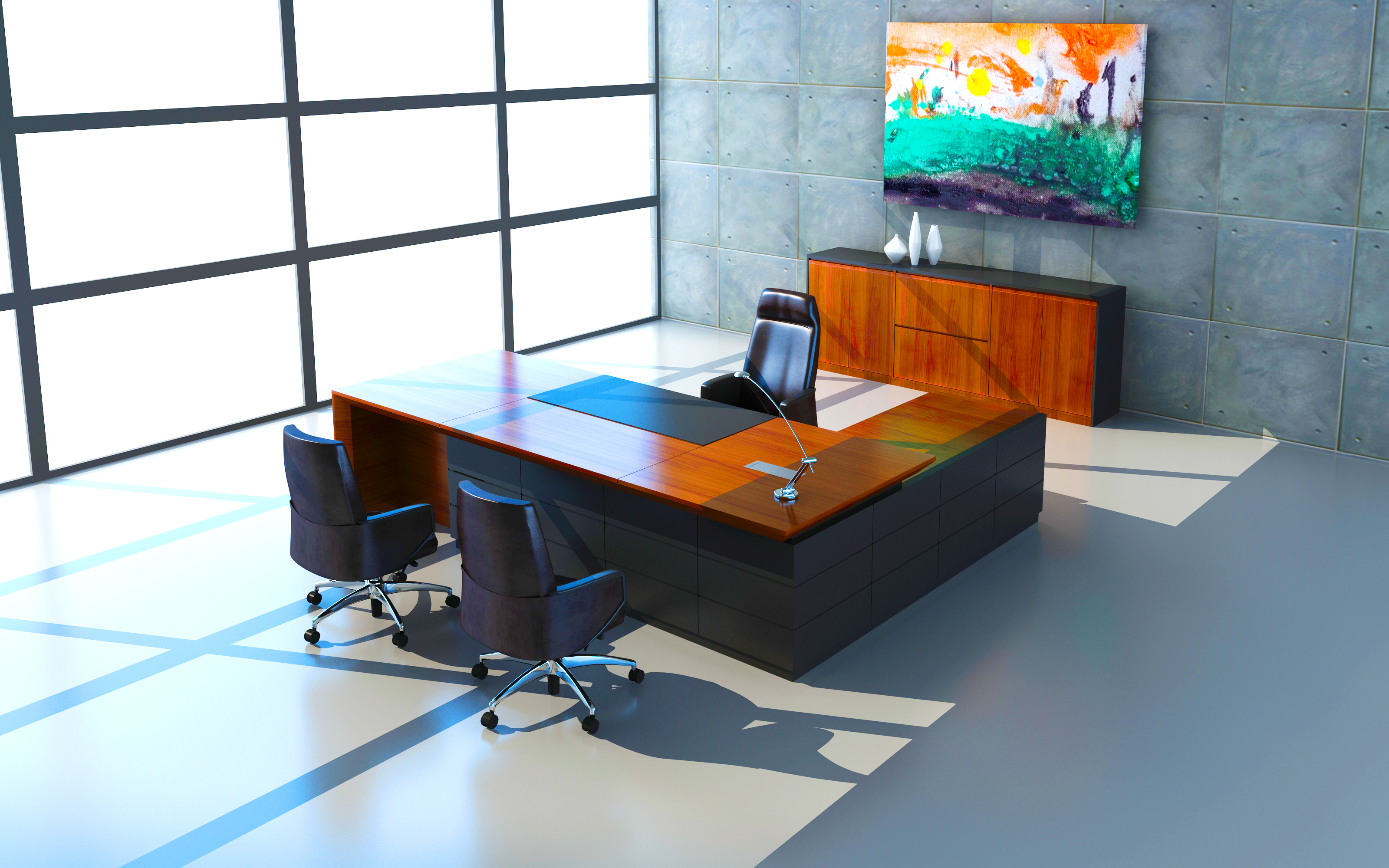 办公台|时尚大班台|办公家具|设计师家具|大班台/配套系列