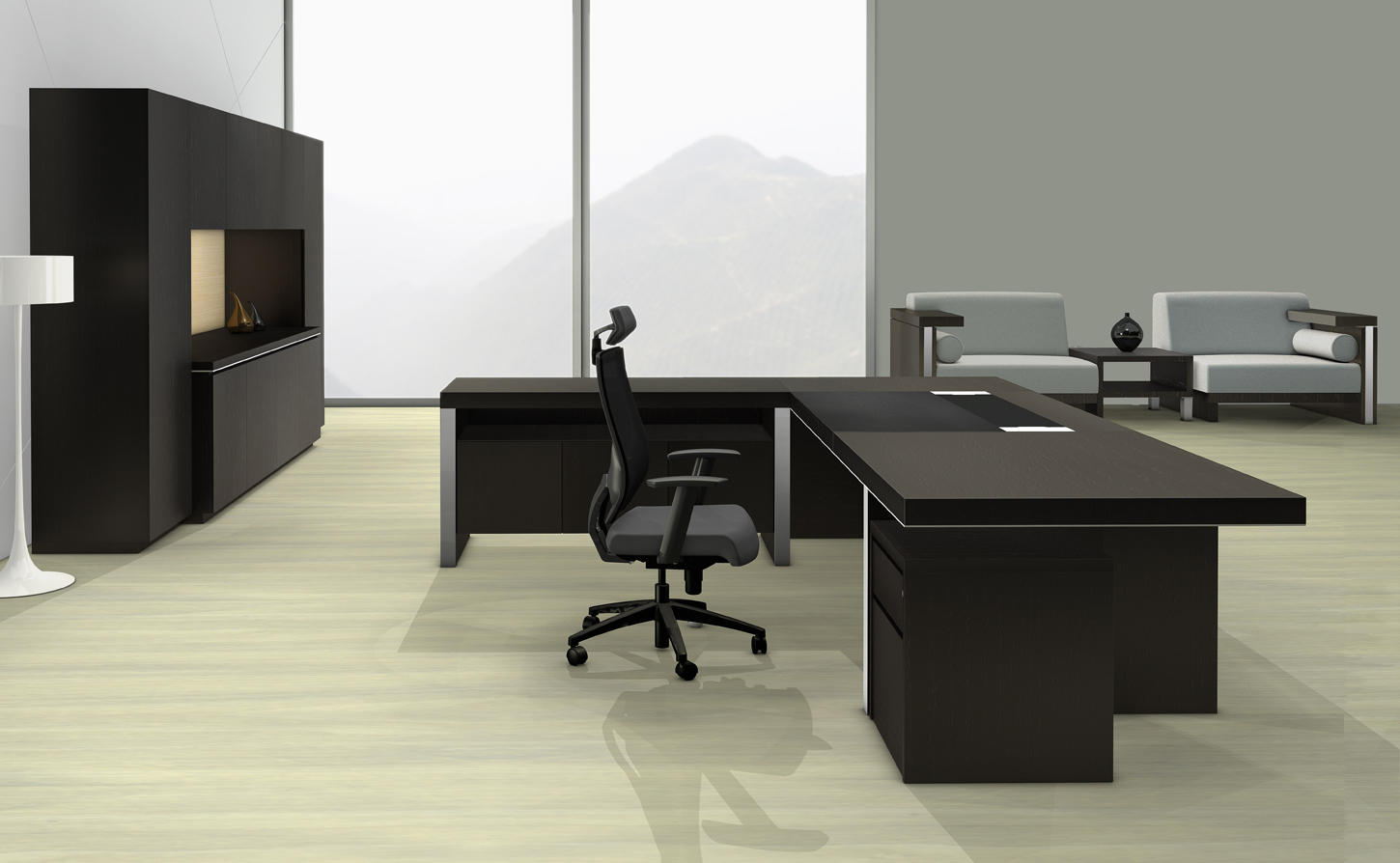 办公台|时尚大班台|办公家具|设计师家具|大班台/配套系列