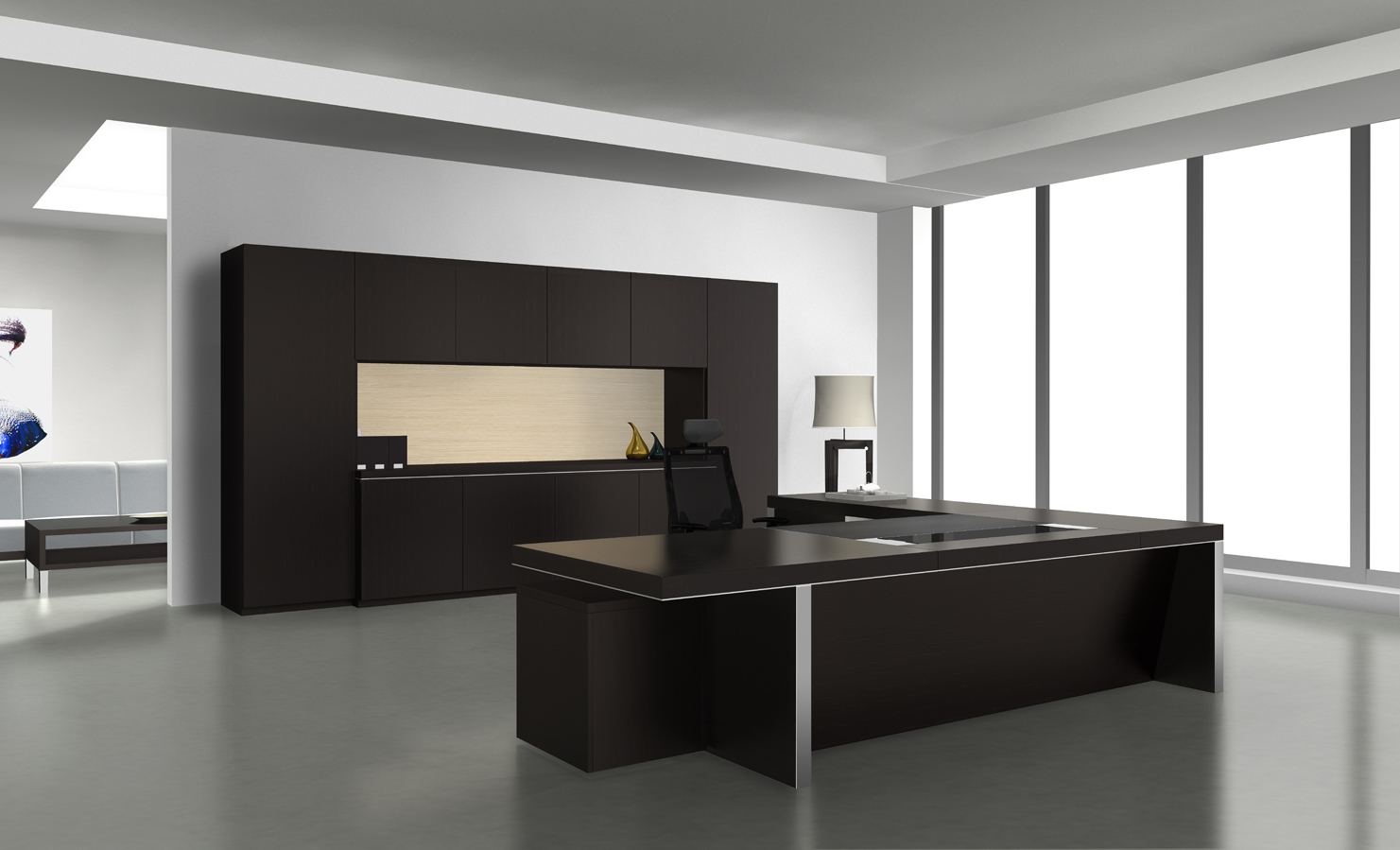 办公台|时尚大班台|办公家具|设计师家具|大班台/配套系列