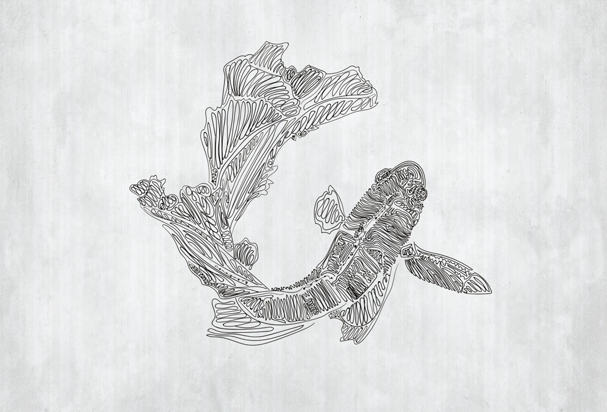 创意家具 - 附件|装饰画/墙饰|办公家具|设计师家具|鱼跃-原创定制壁画