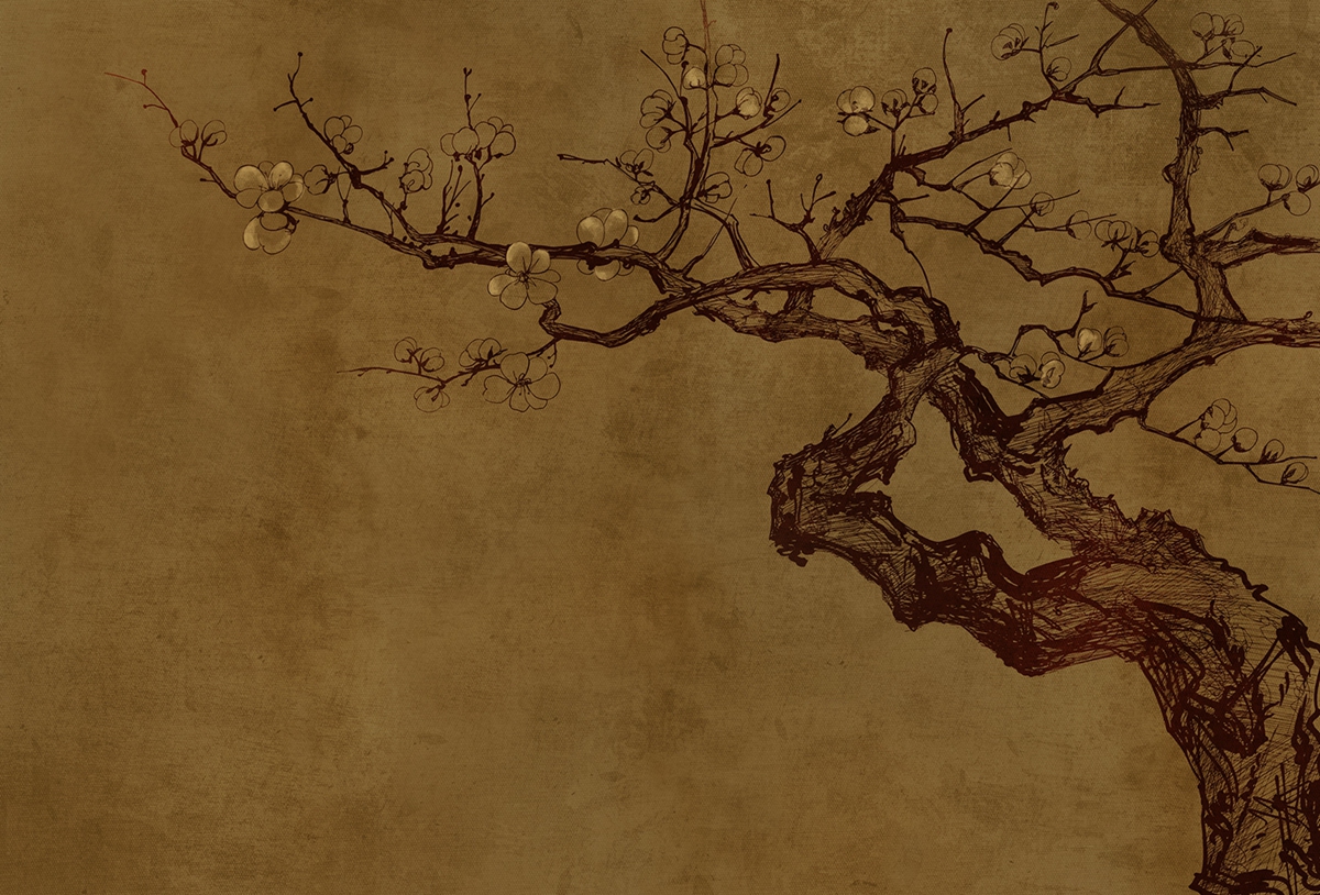 创意家具 - 附件|装饰画/墙饰|办公家具|设计师家具|梅Ⅱ-原创定制壁画