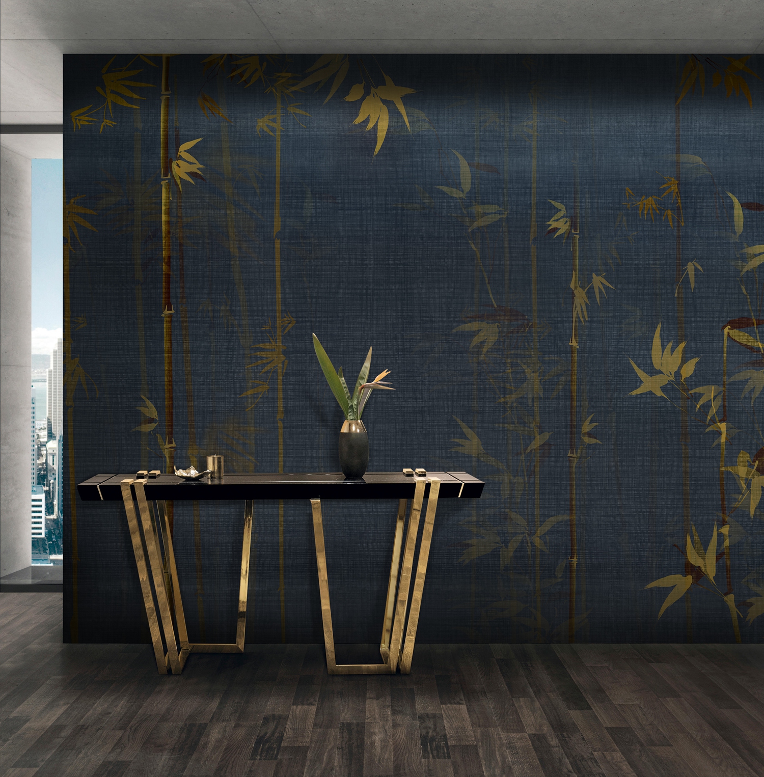 创意家具 - 附件|装饰画/墙饰|办公家具|设计师家具|竹林-原创定制壁画