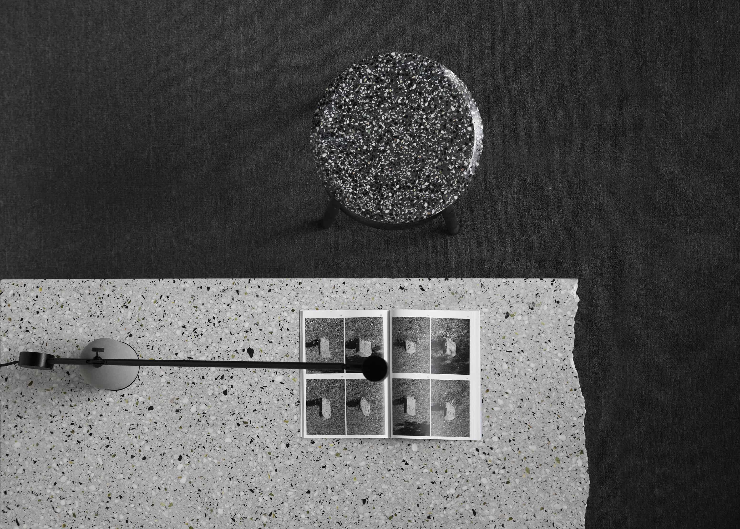 创意家具 - 坐具|吧椅/凳子|办公家具|设计师家具|水磨石吧凳 - 平