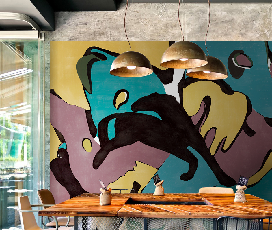 创意家具 - 附件|装饰画/墙饰|办公家具|设计师家具|奔腾-原创定制壁画