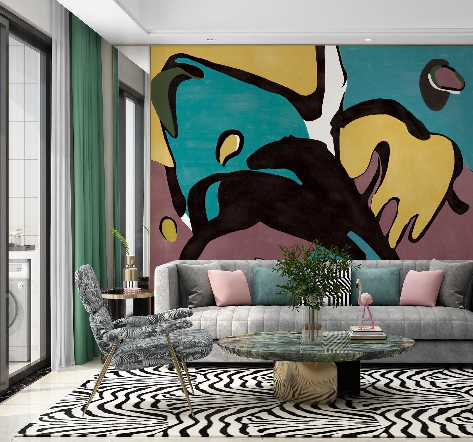 创意家具 - 附件|装饰画/墙饰|办公家具|设计师家具|奔腾-原创定制壁画