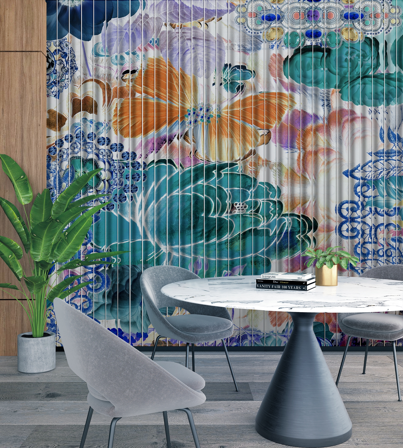 创意家具 - 附件|装饰画/墙饰|办公家具|设计师家具|镜中花-原创定制壁画