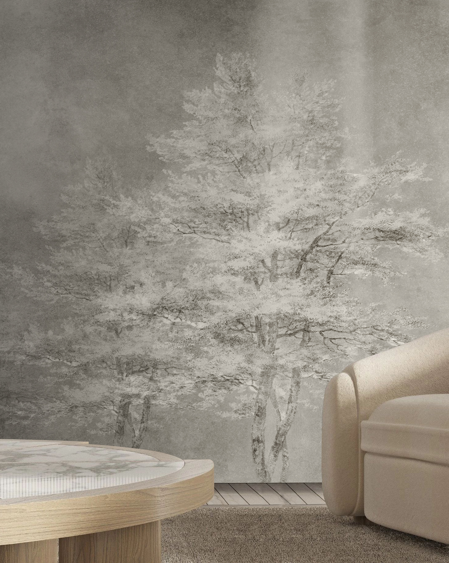 创意家具 - 附件|装饰画/墙饰|办公家具|设计师家具|雾凇-原创定制壁画