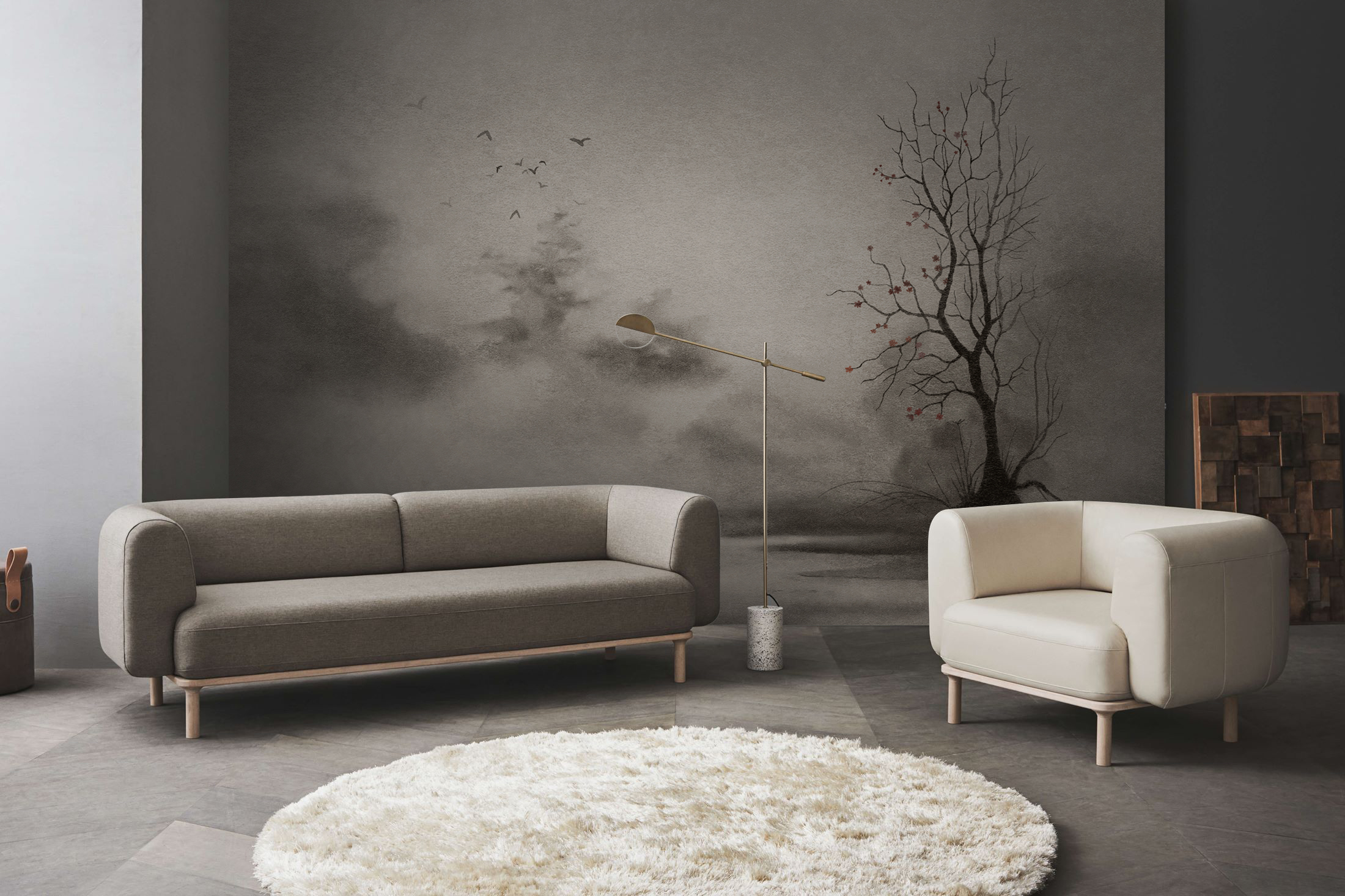 创意家具 - 附件|装饰画/墙饰|办公家具|设计师家具|秋天风景-原创定制壁画