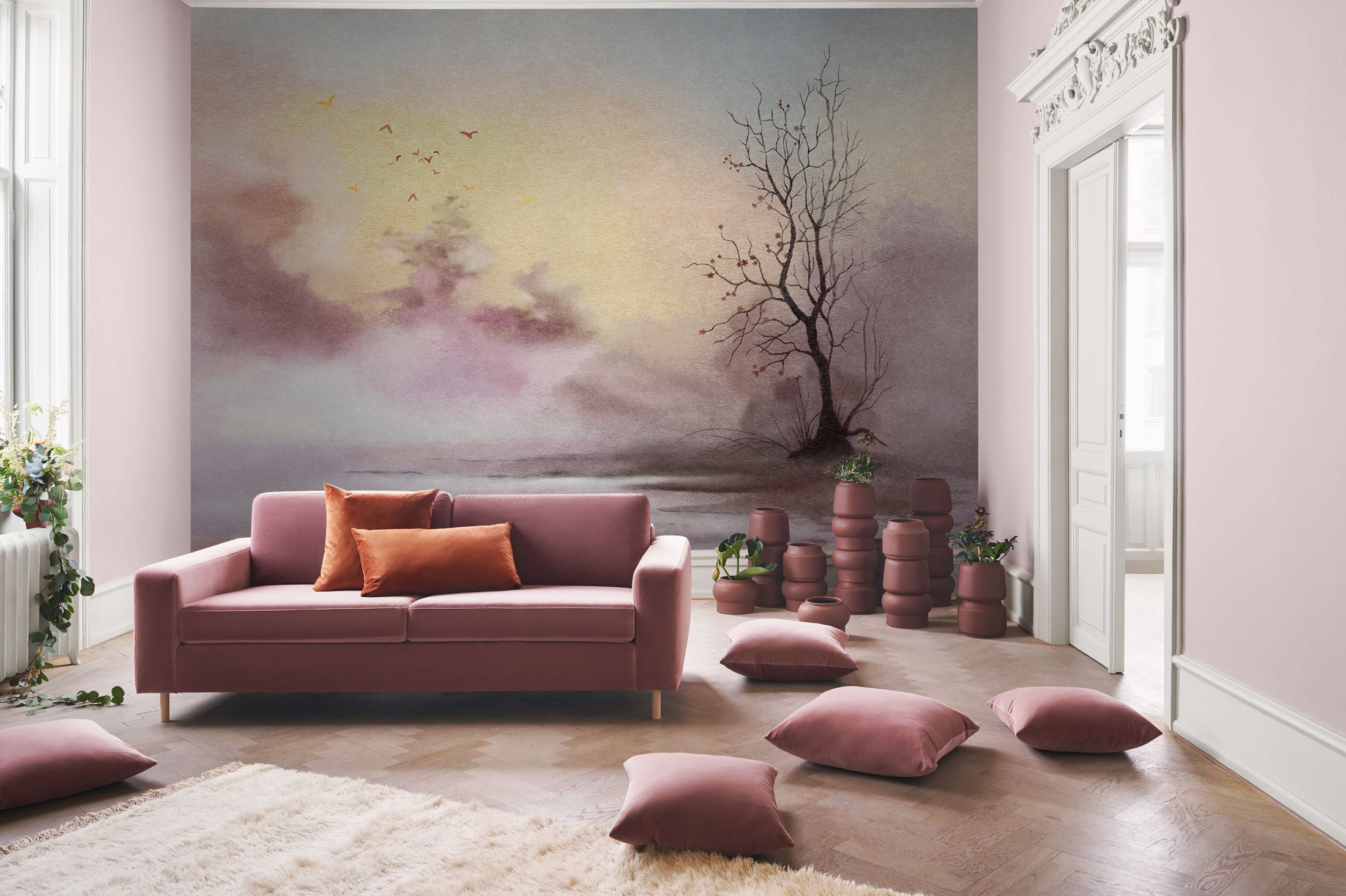 创意家具 - 附件|装饰画/墙饰|办公家具|设计师家具|秋天风景-原创定制壁画