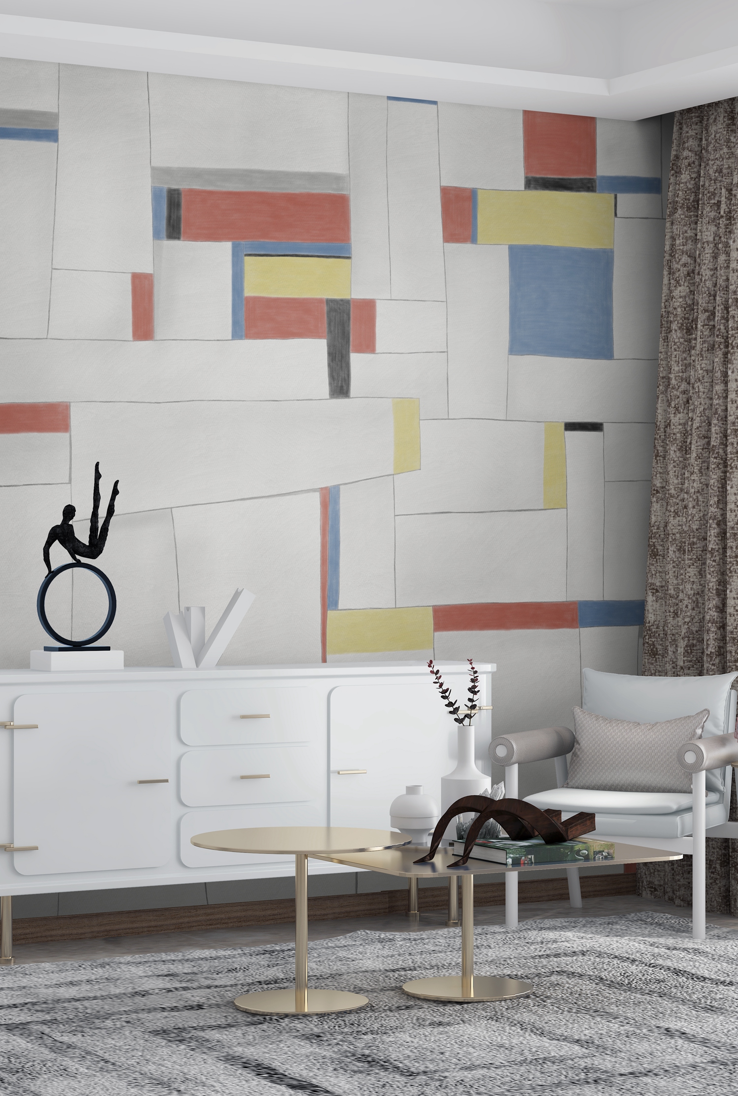 创意家具 - 附件|装饰画/墙饰|办公家具|设计师家具|竖锯-原创定制壁画