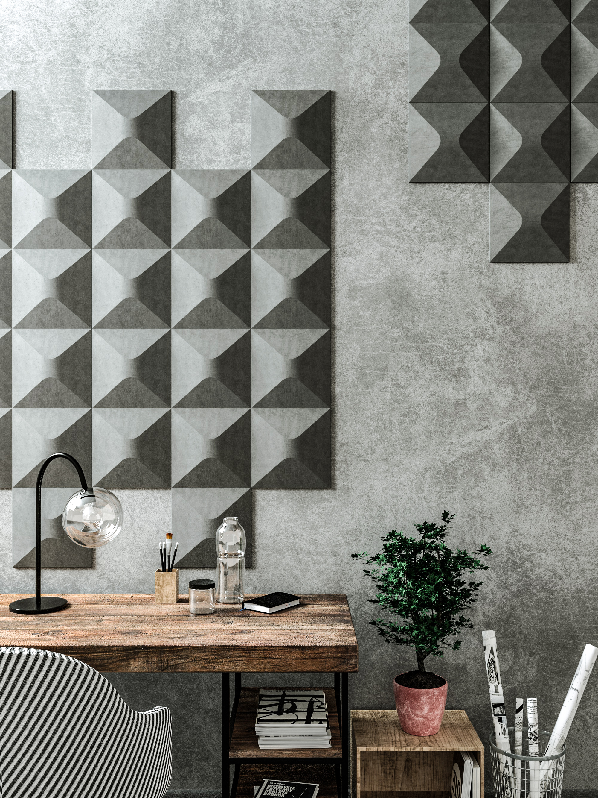 创意家具 - 附件|装饰画/墙饰|办公家具|设计师家具|波江-装饰墙砖