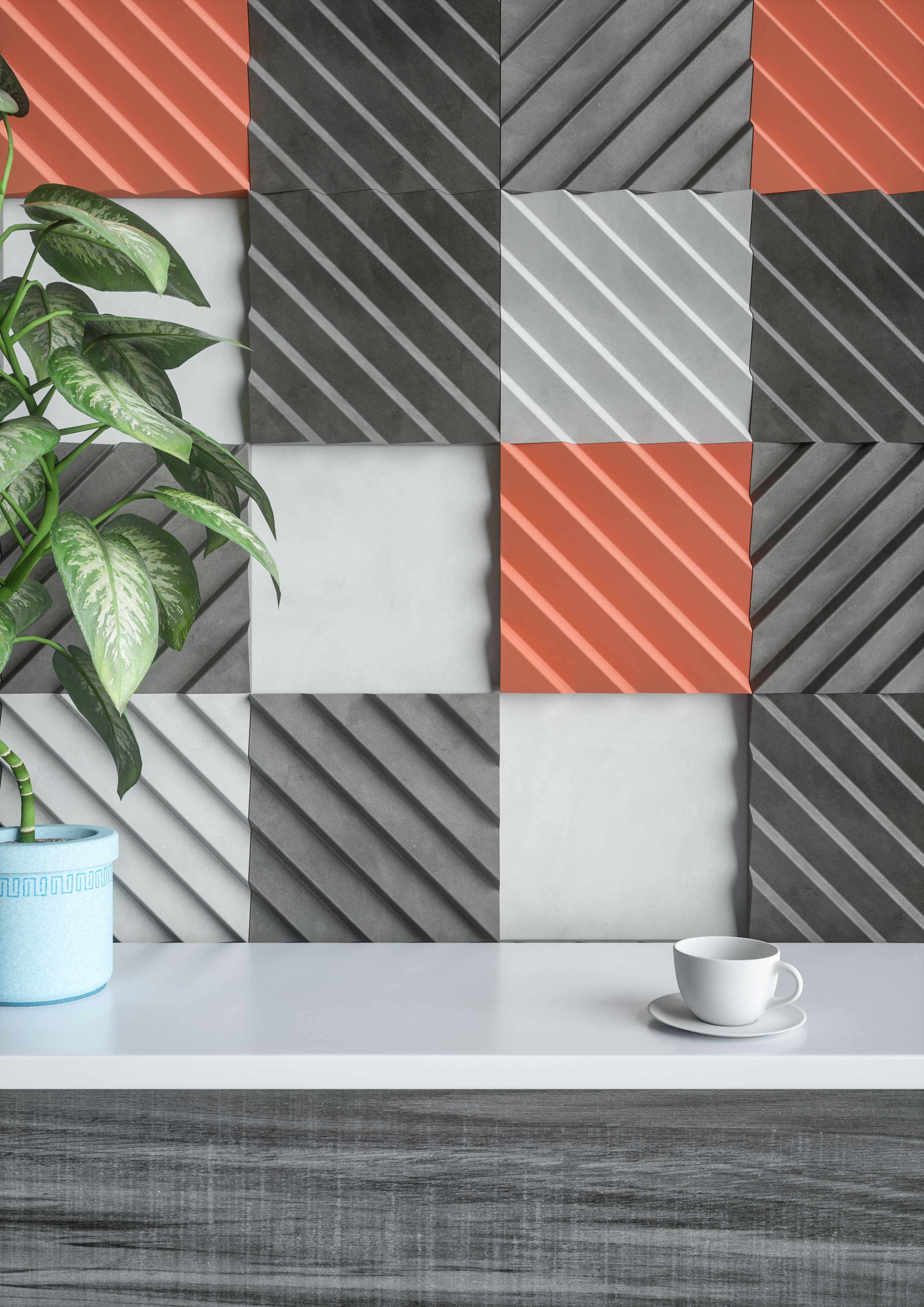 创意家具 - 附件|装饰画/墙饰|办公家具|设计师家具|矩尺-装饰墙砖