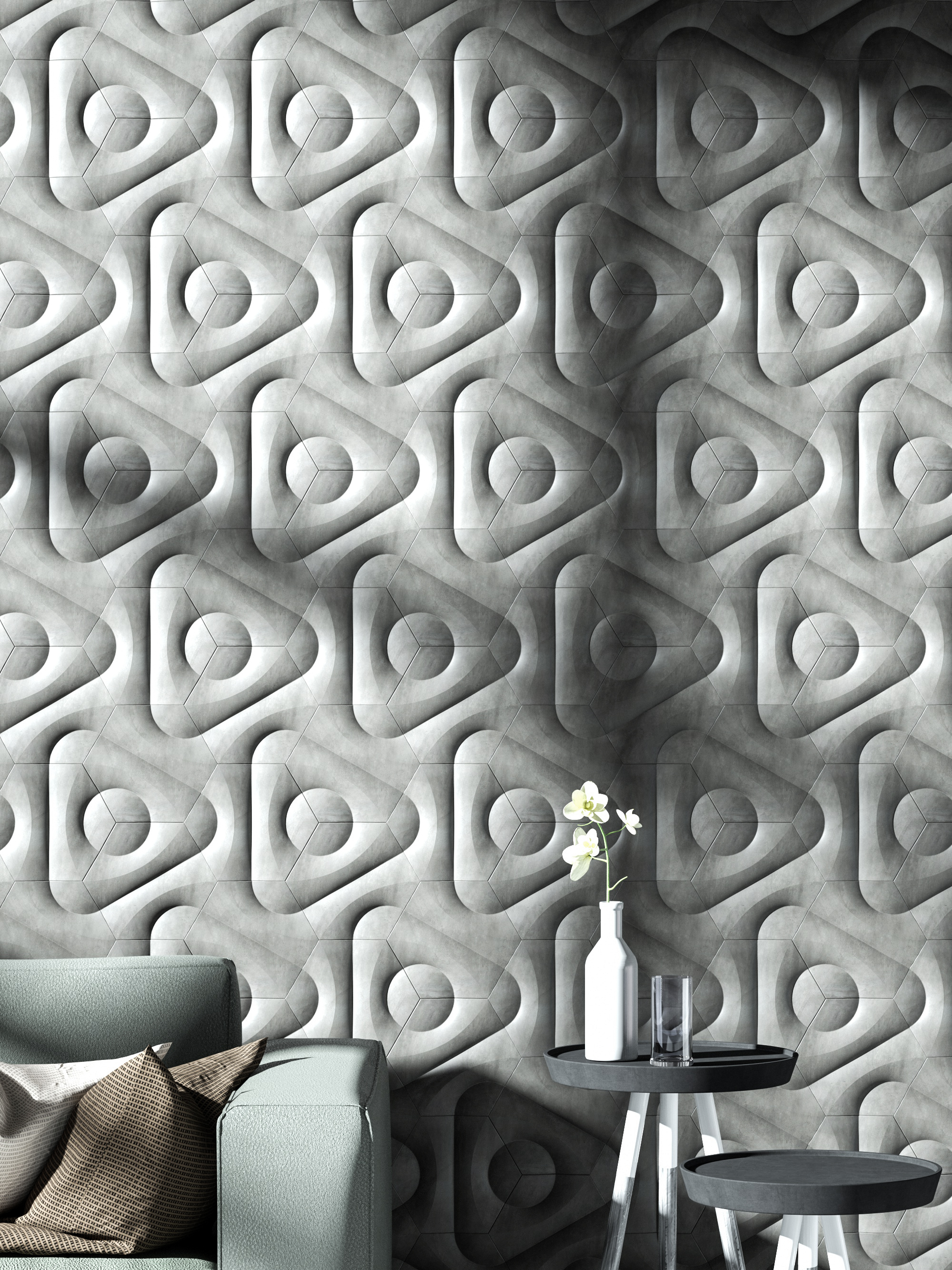 创意家具 - 附件|装饰画/墙饰|办公家具|设计师家具|双子-装饰墙砖