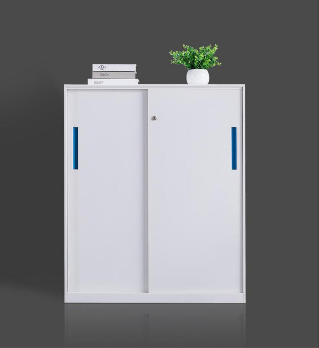 [钢制文件柜|文件柜系列|办公家具|设计师家具|钢制单节移门矮柜]