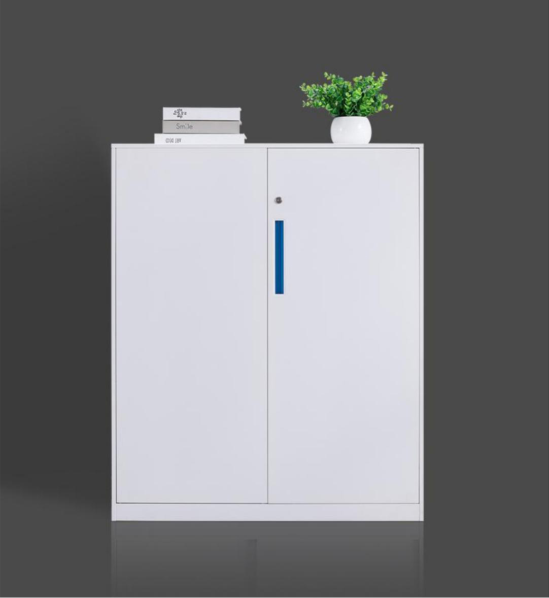 [钢制文件柜|文件柜系列|办公家具|设计师家具|二层钢制开门柜]