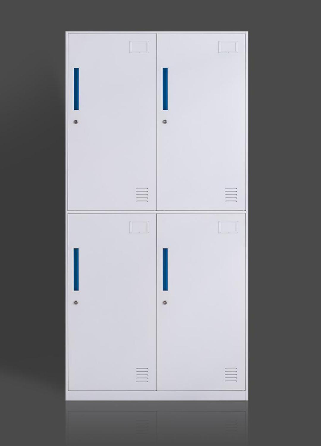 [钢制储物柜|钢制更衣柜|办公家具|设计师家具|四门钢制更衣柜]