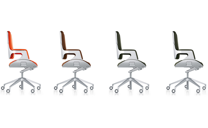 办公椅|现代真皮中班椅|办公家具|设计师家具|Interstuhl Silver 中班椅