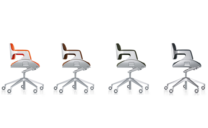 办公椅|现代真皮中班椅|办公家具|设计师家具| Interstuhl Silver 中班椅