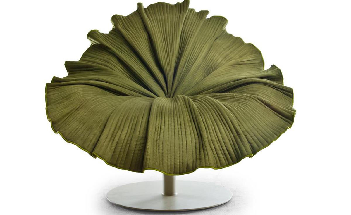 [创意家具 - 坐具|休闲椅|办公家具|设计师家具|绽放简易扶手椅]