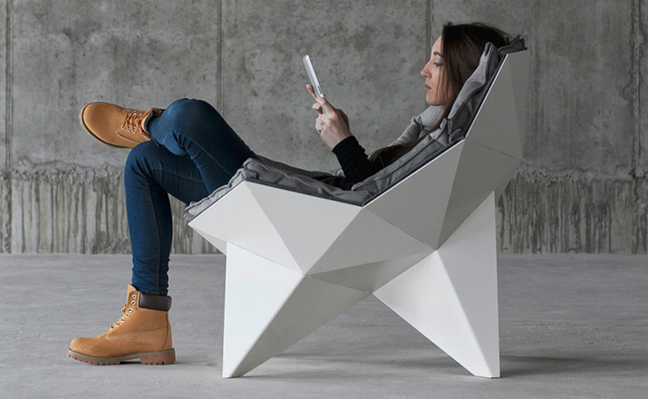 创意家具 - 坐具|休闲椅|办公家具|设计师家具|Q1 躺椅