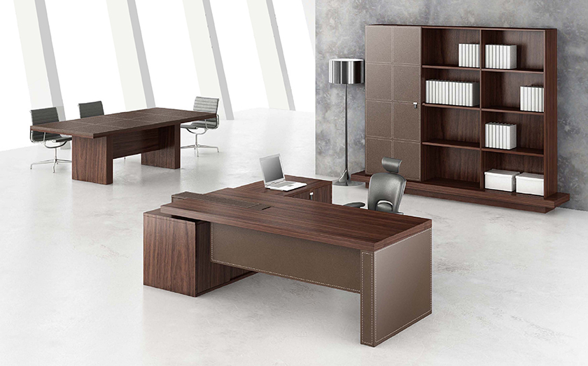 [办公台|经典大班台|办公家具|设计师家具|Alexandria]