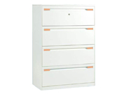 四抽横向文件柜 Four-drawer Lateral Filing Cabinet