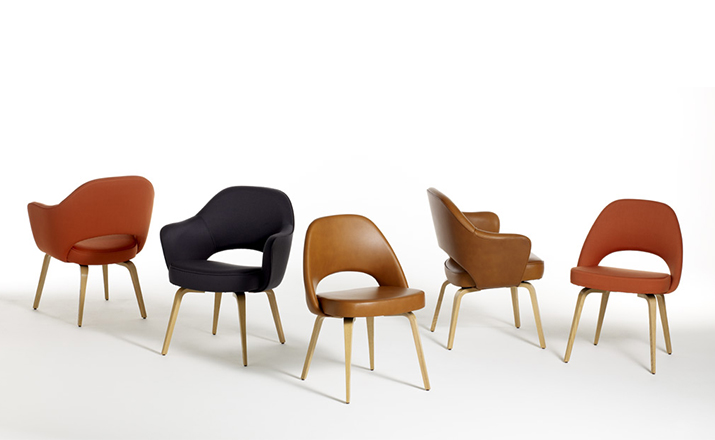 创意家具 - 坐具|餐椅|办公家具|设计师家具|沙里宁金属脚无扶手行政椅