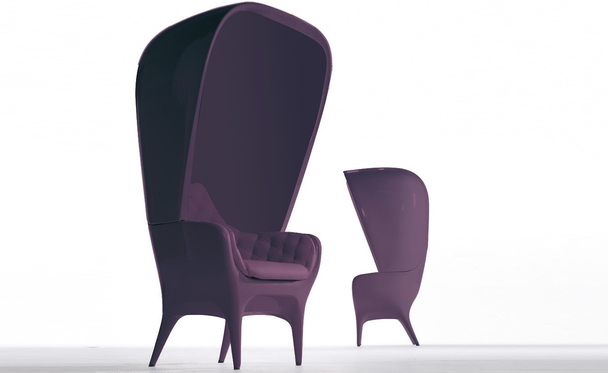 创意家具 - 坐具|休闲椅|办公家具|设计师家具|Poltronas Showtime头巾扶手椅