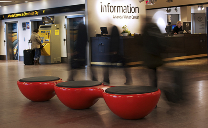 创意家具 - 坐具|长凳|办公家具|设计师家具|联合三座凳